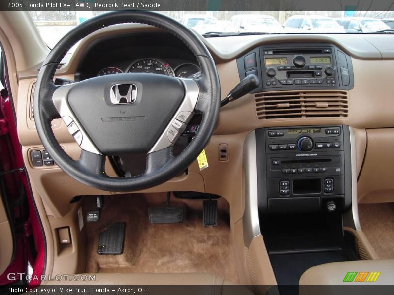 Redrock Pearl / Saddle 2005 Honda Pilot EX-L 4WD