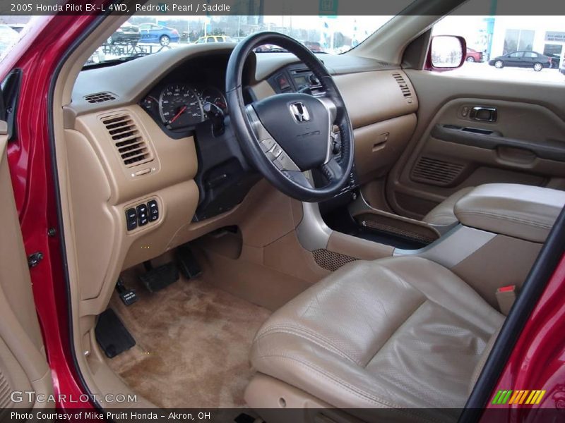 Redrock Pearl / Saddle 2005 Honda Pilot EX-L 4WD