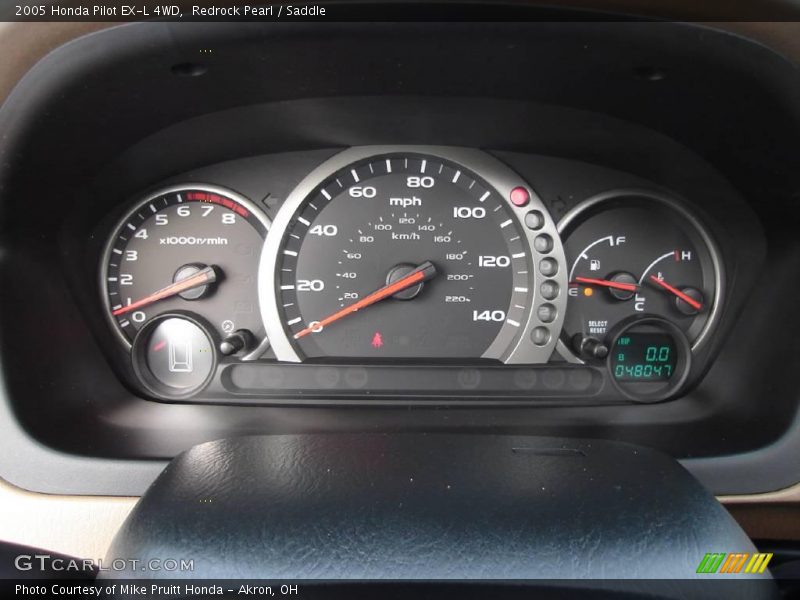 Redrock Pearl / Saddle 2005 Honda Pilot EX-L 4WD