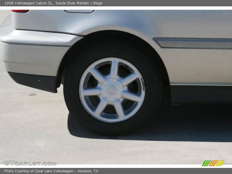 Suede Silver Metallic / Beige 1998 Volkswagen Cabrio GL