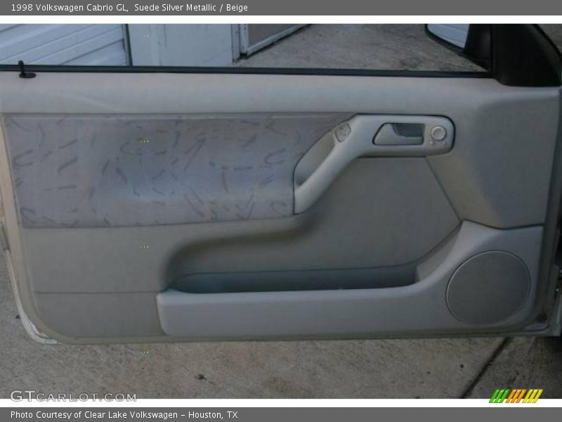 Suede Silver Metallic / Beige 1998 Volkswagen Cabrio GL