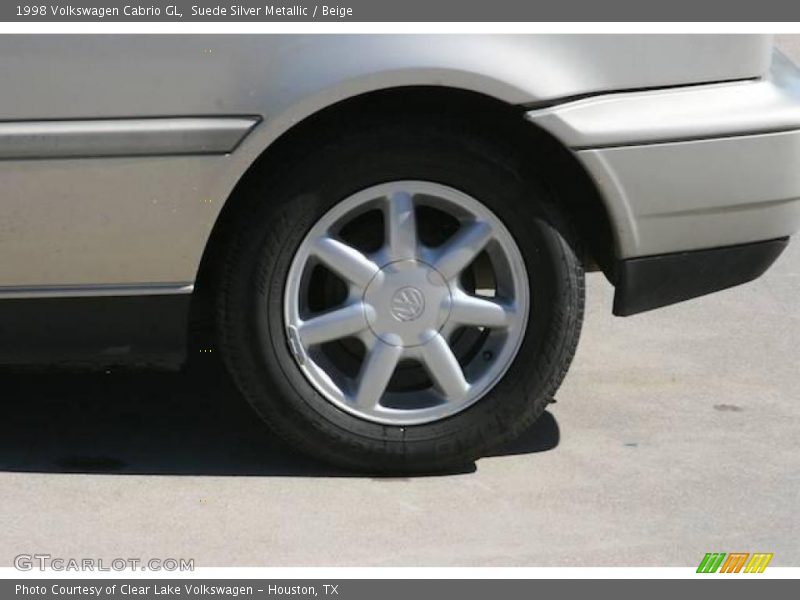 Suede Silver Metallic / Beige 1998 Volkswagen Cabrio GL