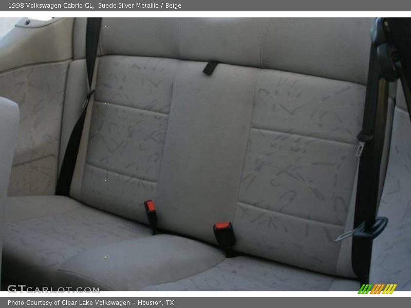 Suede Silver Metallic / Beige 1998 Volkswagen Cabrio GL