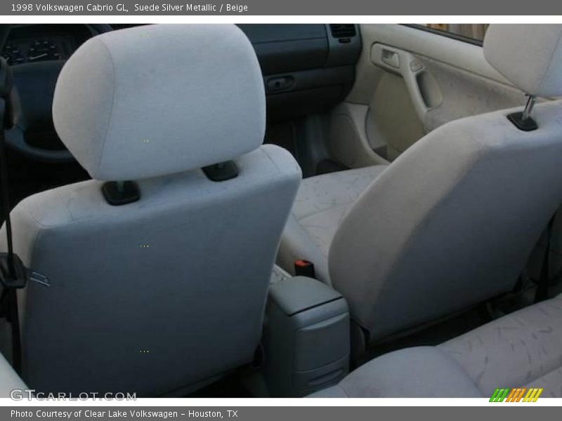 Suede Silver Metallic / Beige 1998 Volkswagen Cabrio GL