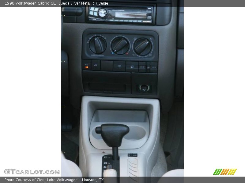 Suede Silver Metallic / Beige 1998 Volkswagen Cabrio GL