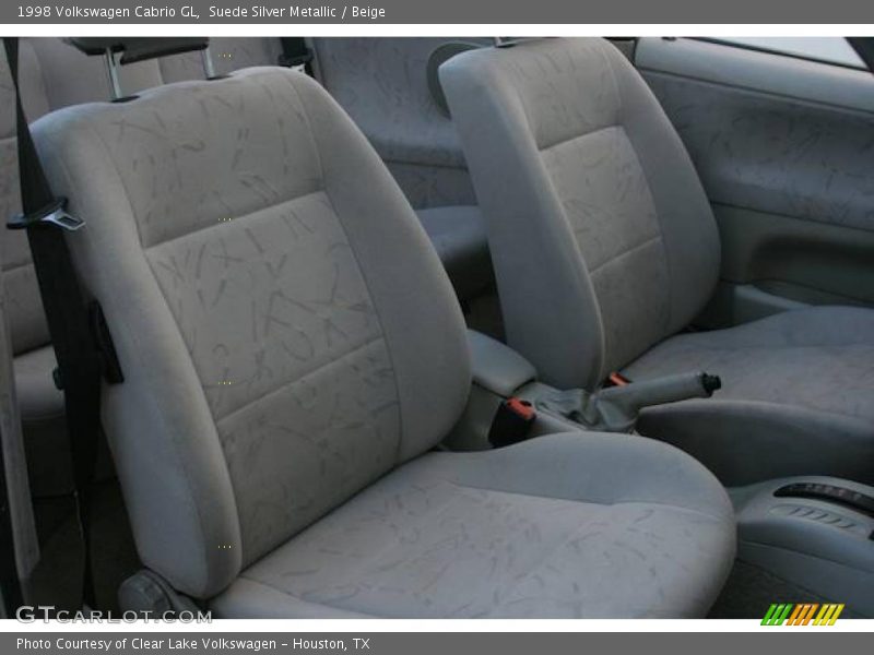 Suede Silver Metallic / Beige 1998 Volkswagen Cabrio GL