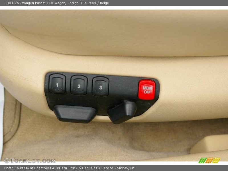 Indigo Blue Pearl / Beige 2001 Volkswagen Passat GLX Wagon