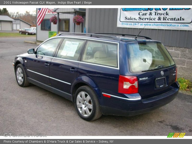 Indigo Blue Pearl / Beige 2001 Volkswagen Passat GLX Wagon