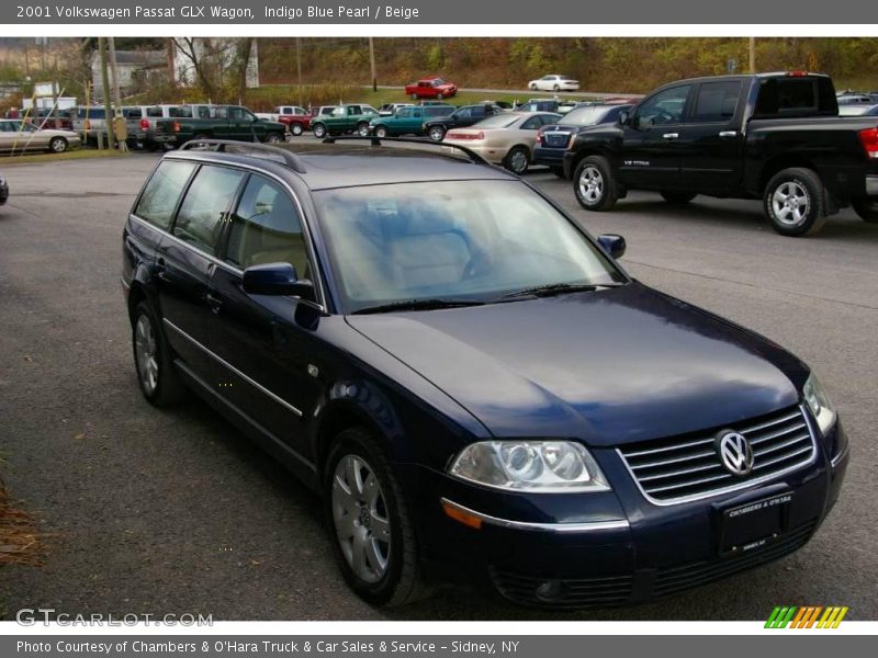 Indigo Blue Pearl / Beige 2001 Volkswagen Passat GLX Wagon