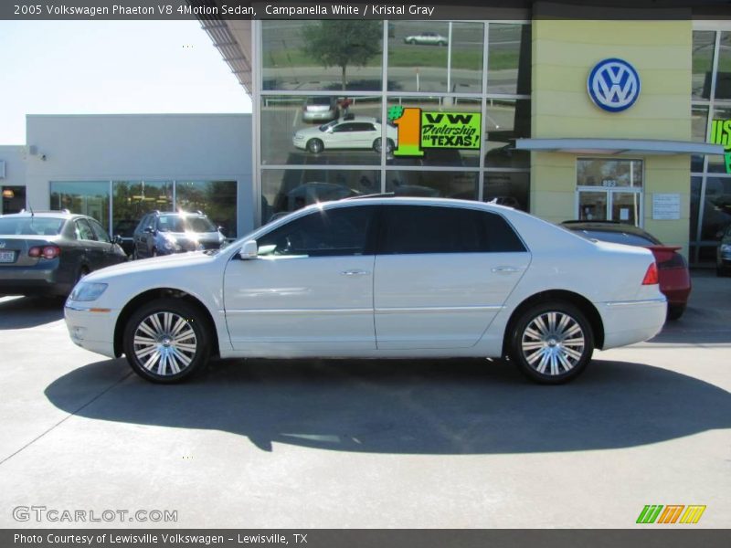 Campanella White / Kristal Gray 2005 Volkswagen Phaeton V8 4Motion Sedan