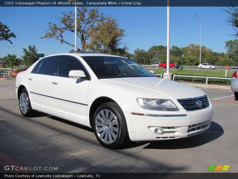 Campanella White / Kristal Gray 2005 Volkswagen Phaeton V8 4Motion Sedan