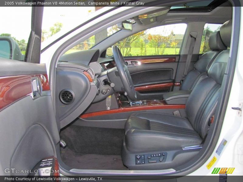 Campanella White / Kristal Gray 2005 Volkswagen Phaeton V8 4Motion Sedan