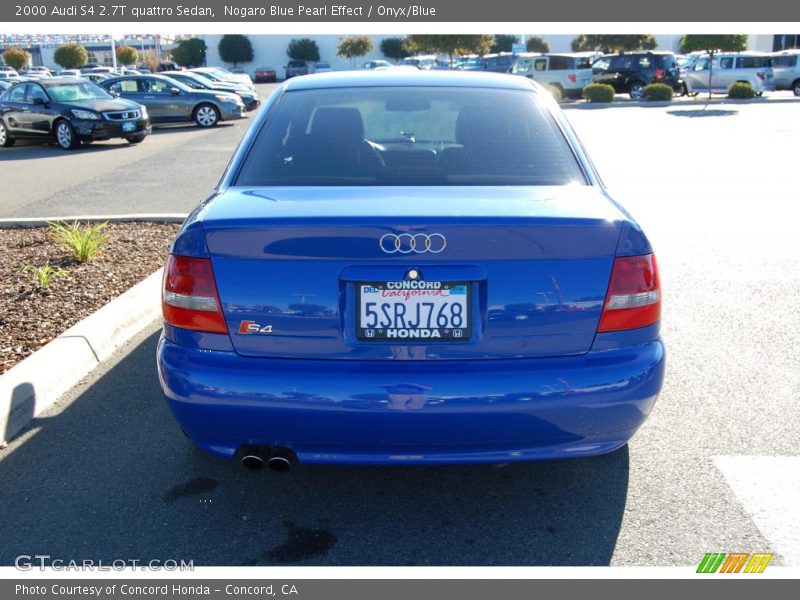 Nogaro Blue Pearl Effect / Onyx/Blue 2000 Audi S4 2.7T quattro Sedan