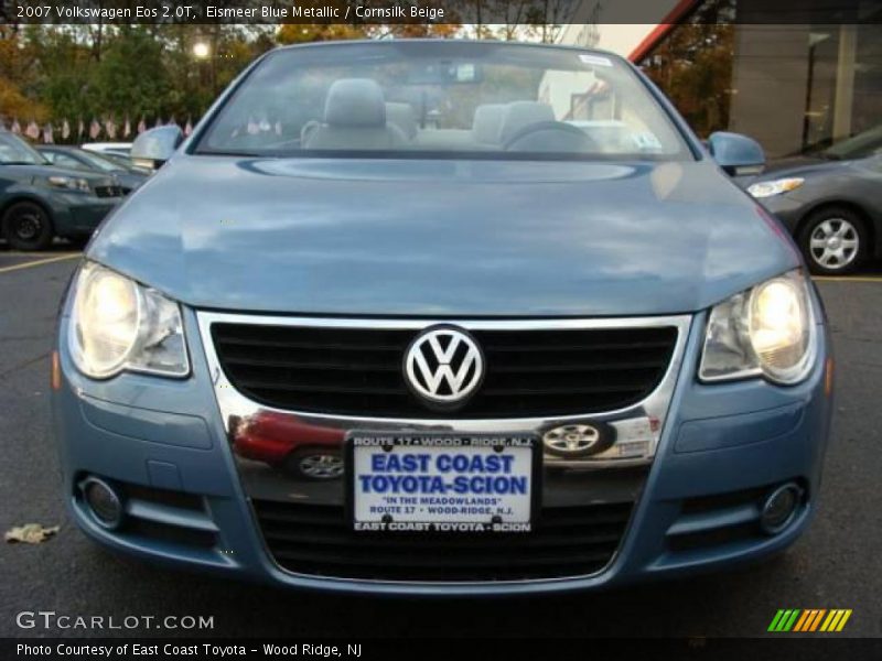 Eismeer Blue Metallic / Cornsilk Beige 2007 Volkswagen Eos 2.0T