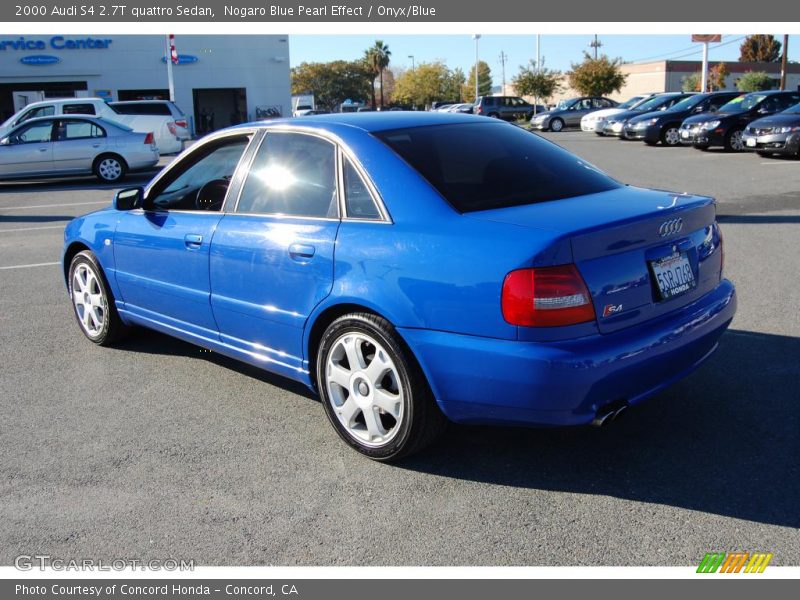 Nogaro Blue Pearl Effect / Onyx/Blue 2000 Audi S4 2.7T quattro Sedan