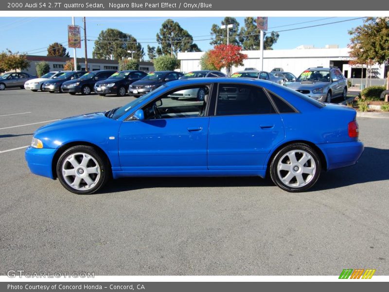 Nogaro Blue Pearl Effect / Onyx/Blue 2000 Audi S4 2.7T quattro Sedan