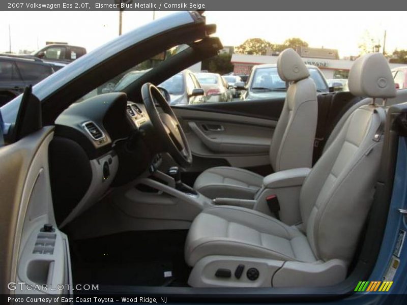 Eismeer Blue Metallic / Cornsilk Beige 2007 Volkswagen Eos 2.0T