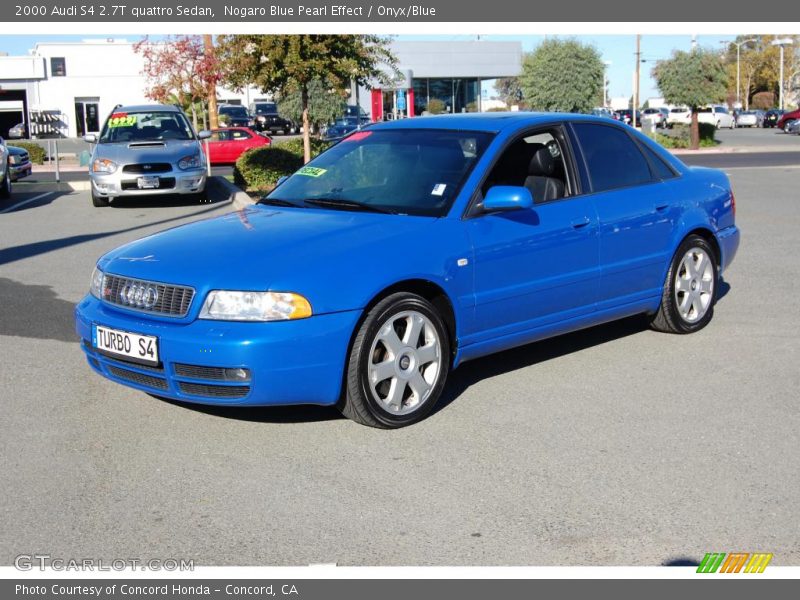 Nogaro Blue Pearl Effect / Onyx/Blue 2000 Audi S4 2.7T quattro Sedan