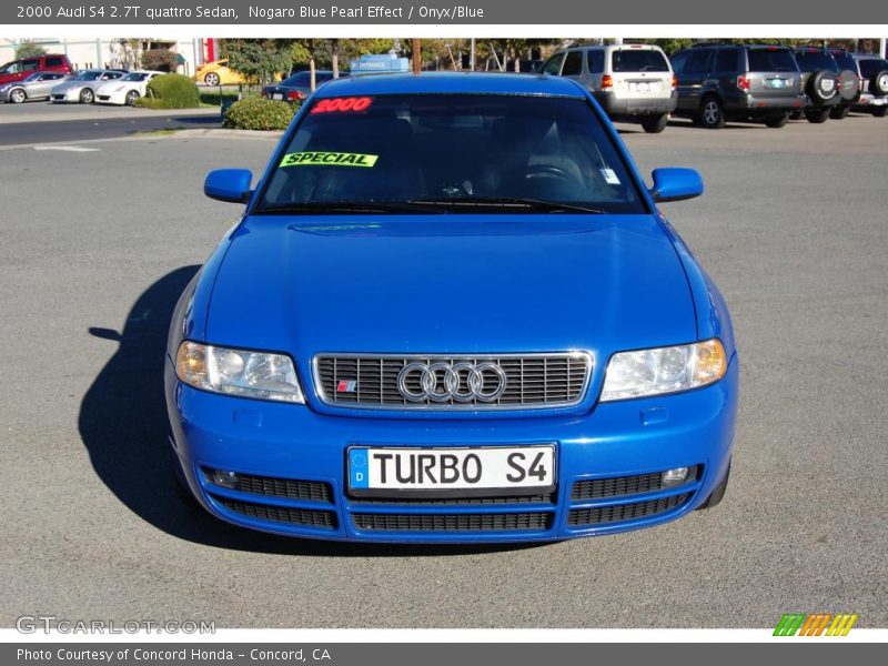 Nogaro Blue Pearl Effect / Onyx/Blue 2000 Audi S4 2.7T quattro Sedan