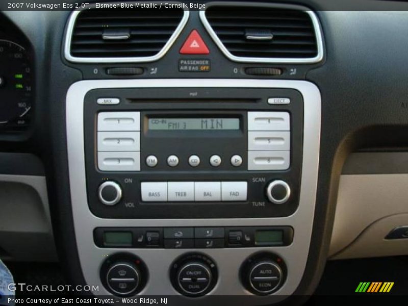 Eismeer Blue Metallic / Cornsilk Beige 2007 Volkswagen Eos 2.0T