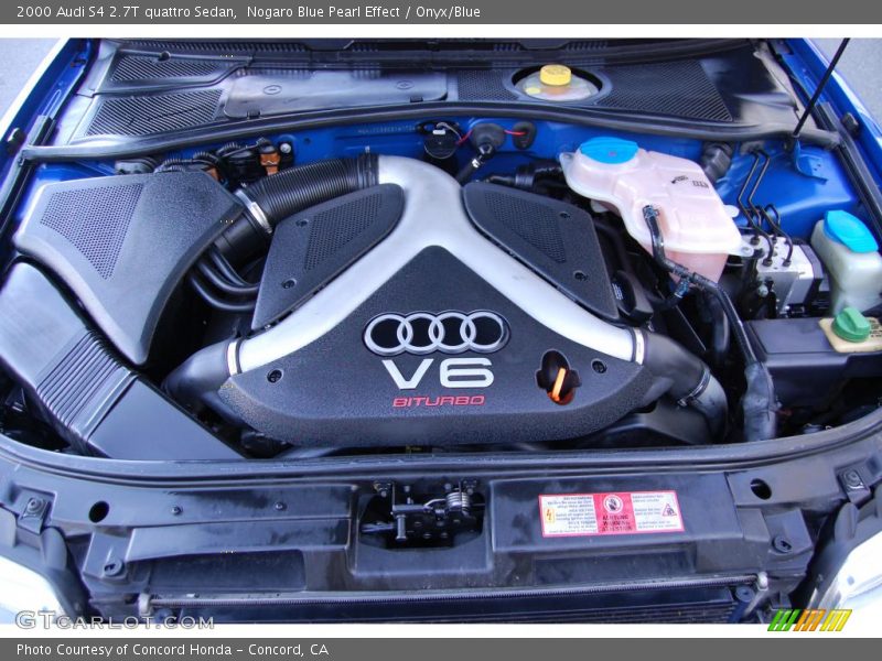 Nogaro Blue Pearl Effect / Onyx/Blue 2000 Audi S4 2.7T quattro Sedan
