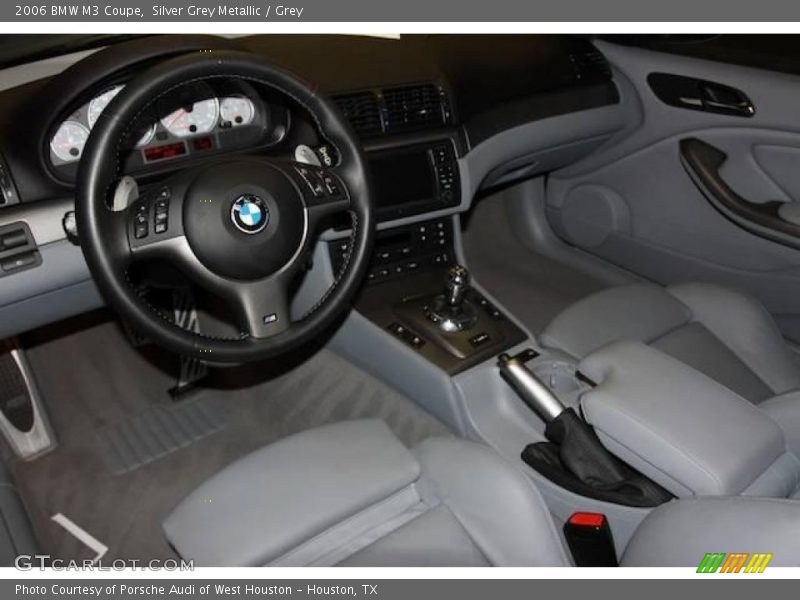 Silver Grey Metallic / Grey 2006 BMW M3 Coupe