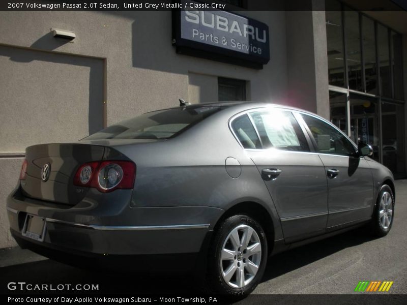 United Grey Metallic / Classic Grey 2007 Volkswagen Passat 2.0T Sedan