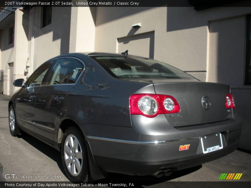 United Grey Metallic / Classic Grey 2007 Volkswagen Passat 2.0T Sedan