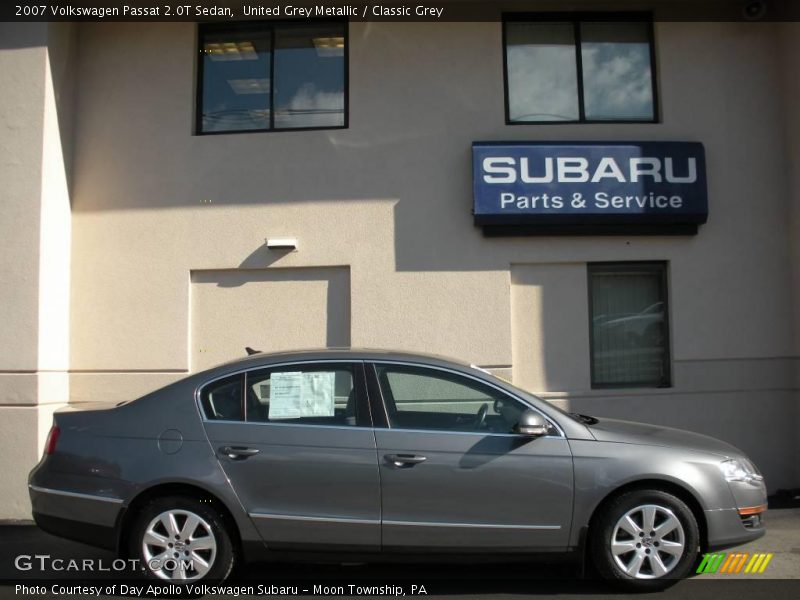 United Grey Metallic / Classic Grey 2007 Volkswagen Passat 2.0T Sedan