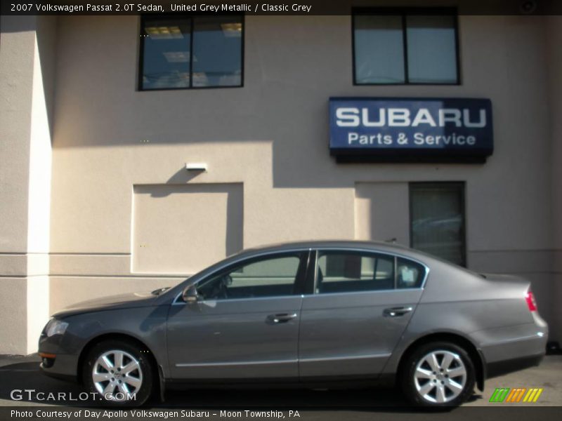 United Grey Metallic / Classic Grey 2007 Volkswagen Passat 2.0T Sedan