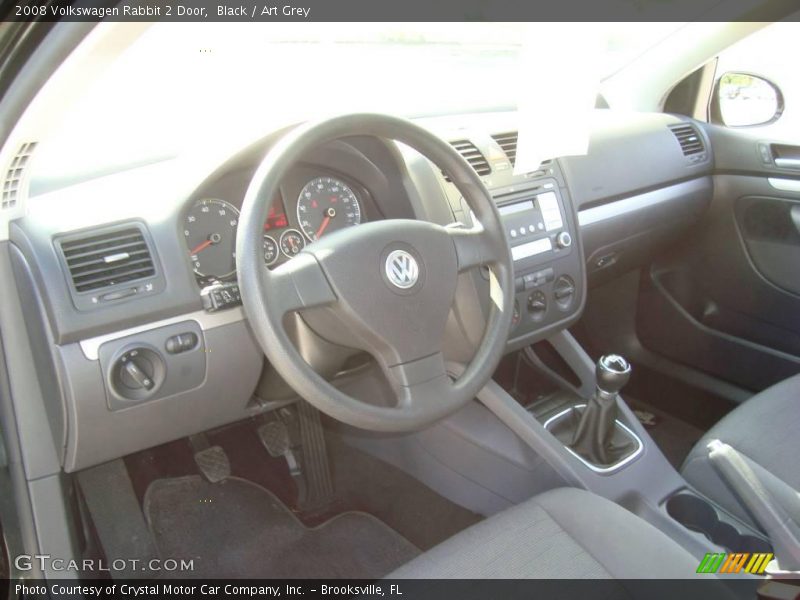 Black / Art Grey 2008 Volkswagen Rabbit 2 Door