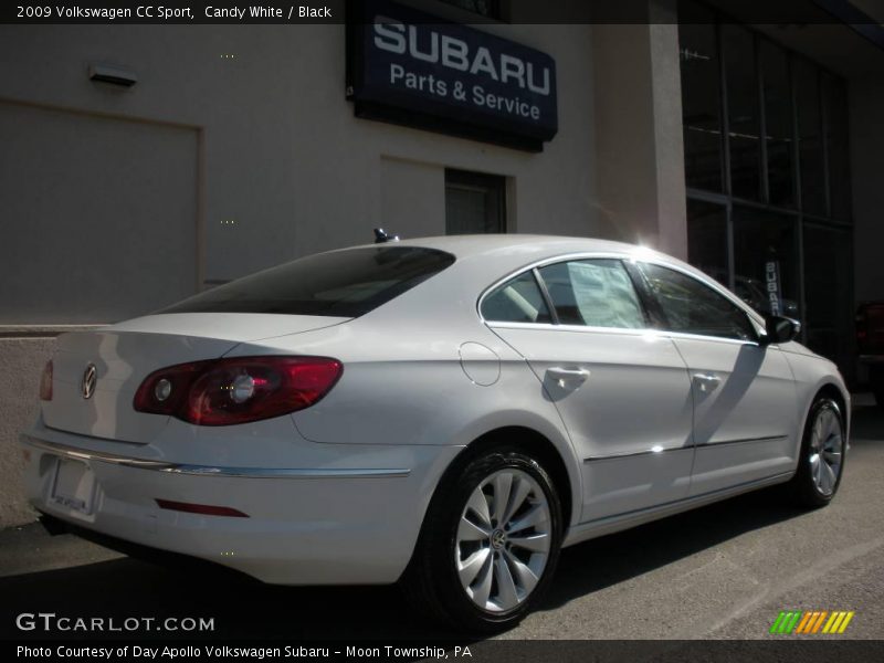 Candy White / Black 2009 Volkswagen CC Sport