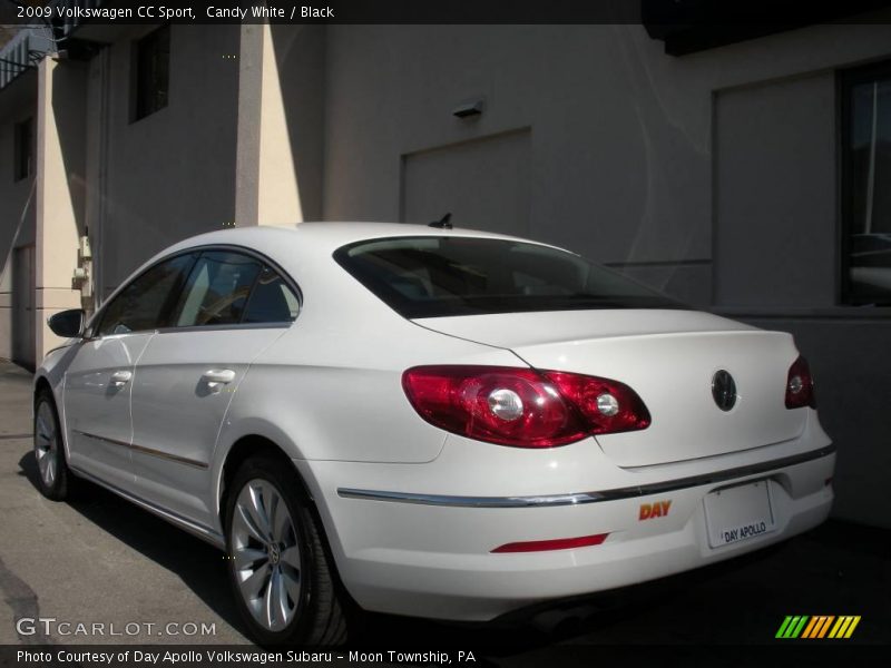 Candy White / Black 2009 Volkswagen CC Sport