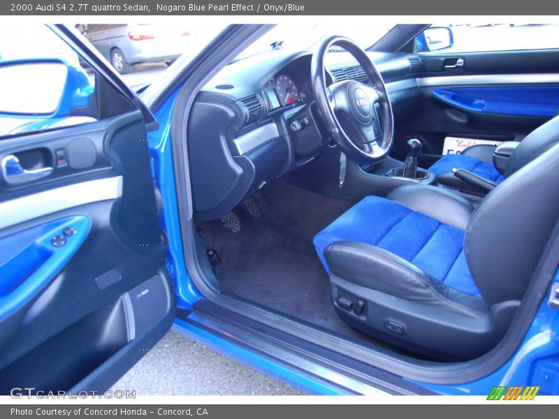 Nogaro Blue Pearl Effect / Onyx/Blue 2000 Audi S4 2.7T quattro Sedan