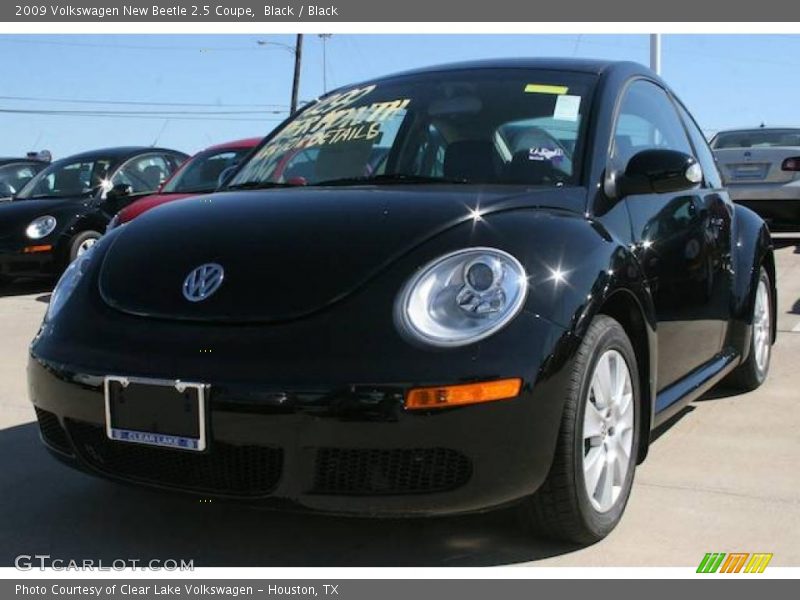 Black / Black 2009 Volkswagen New Beetle 2.5 Coupe