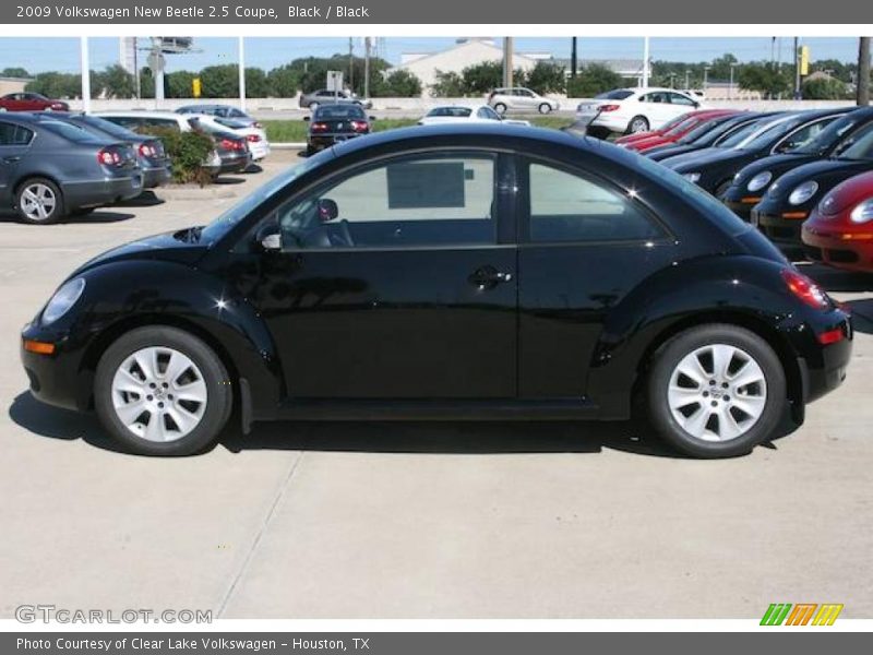 Black / Black 2009 Volkswagen New Beetle 2.5 Coupe