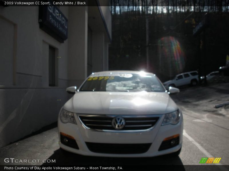 Candy White / Black 2009 Volkswagen CC Sport