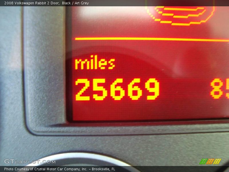 Black / Art Grey 2008 Volkswagen Rabbit 2 Door