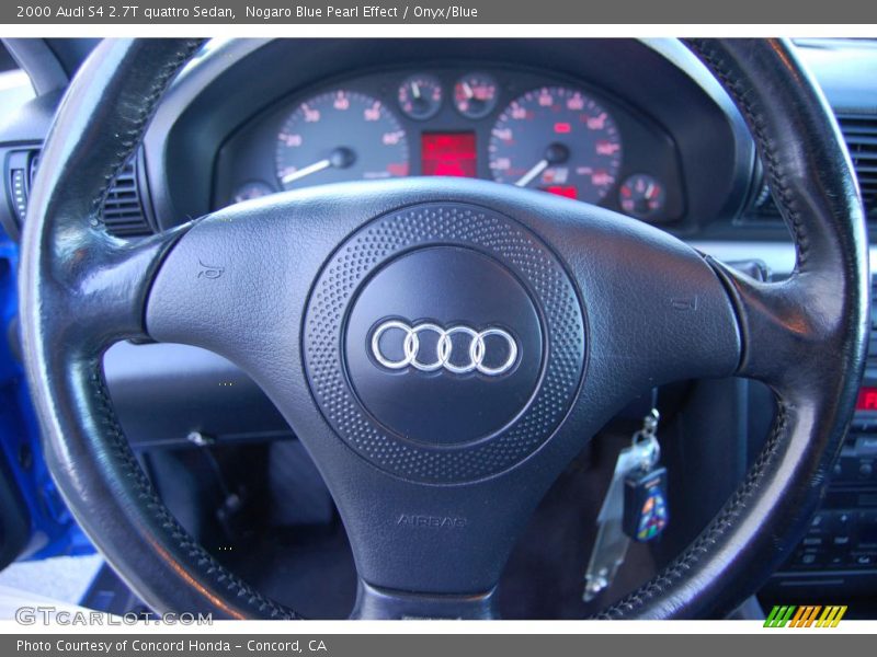 Nogaro Blue Pearl Effect / Onyx/Blue 2000 Audi S4 2.7T quattro Sedan