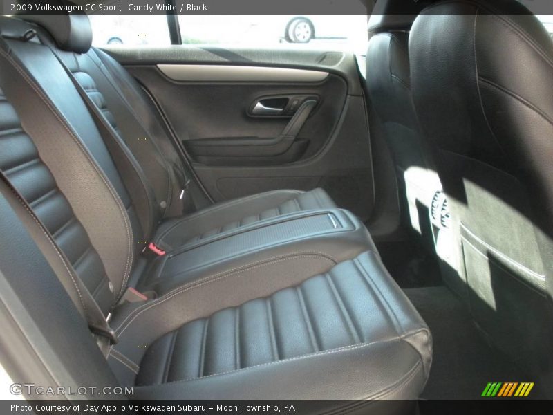 Candy White / Black 2009 Volkswagen CC Sport
