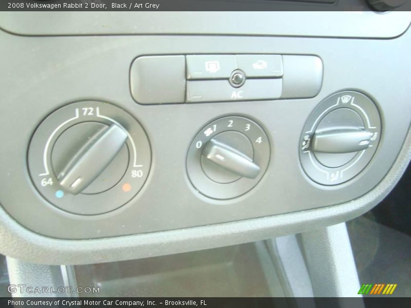 Black / Art Grey 2008 Volkswagen Rabbit 2 Door