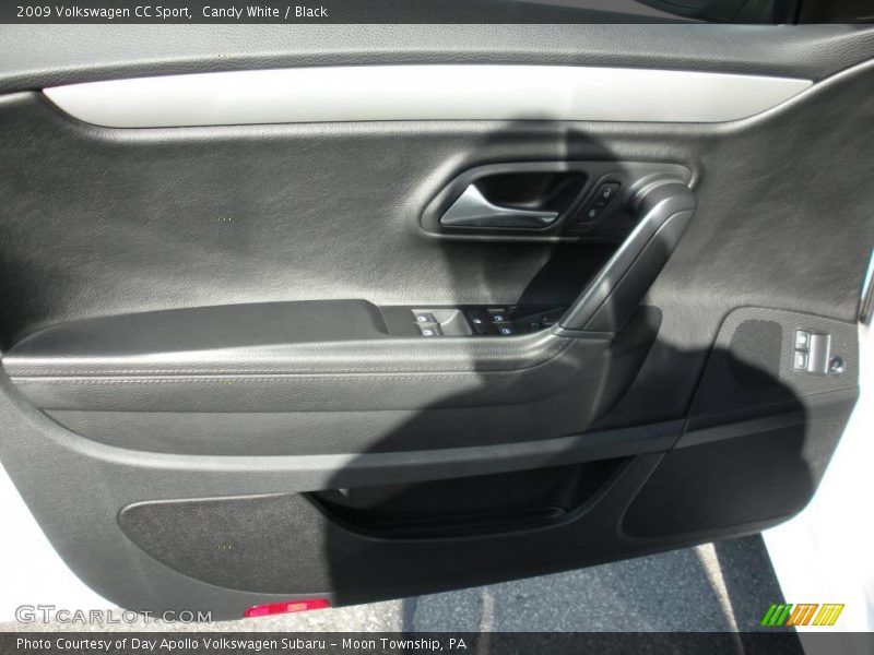 Candy White / Black 2009 Volkswagen CC Sport