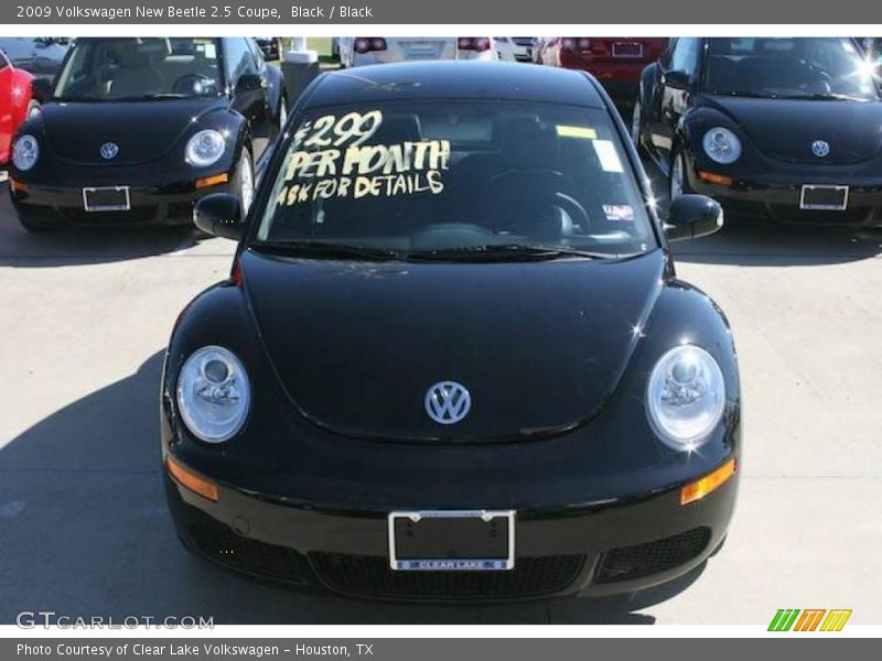 Black / Black 2009 Volkswagen New Beetle 2.5 Coupe