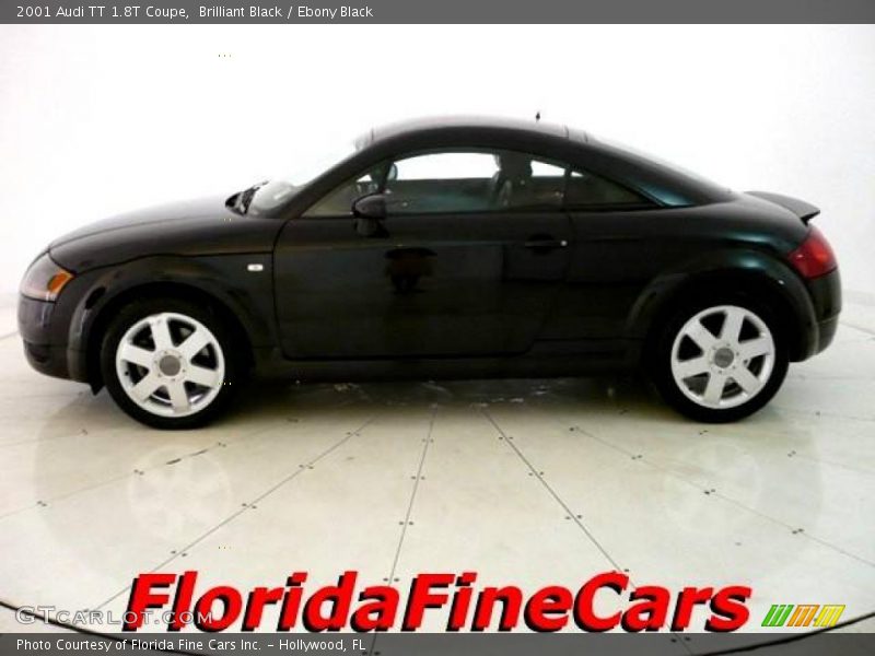 Brilliant Black / Ebony Black 2001 Audi TT 1.8T Coupe