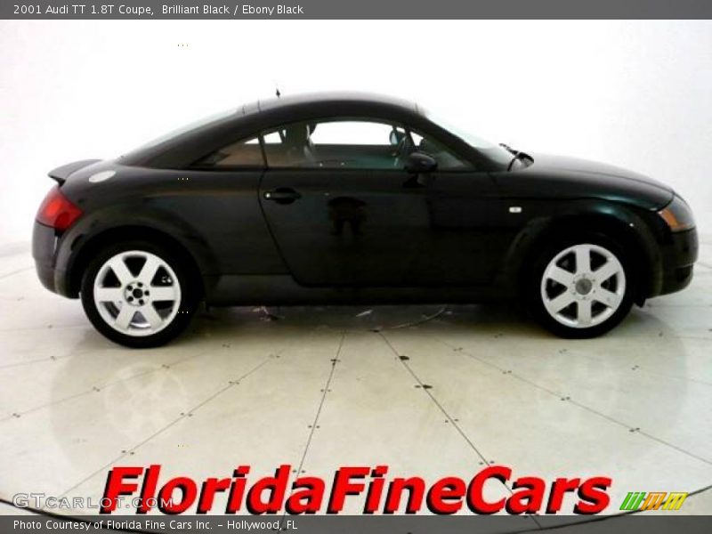 Brilliant Black / Ebony Black 2001 Audi TT 1.8T Coupe