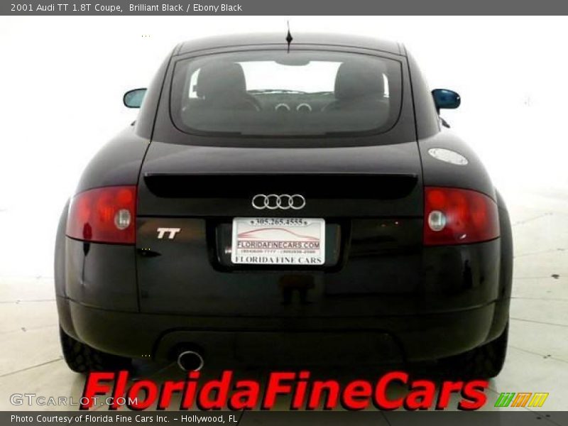 Brilliant Black / Ebony Black 2001 Audi TT 1.8T Coupe