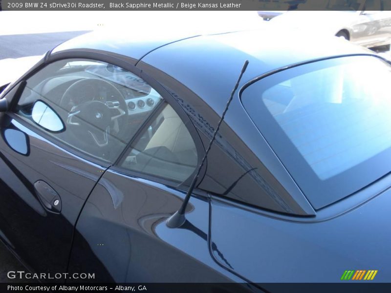 Black Sapphire Metallic / Beige Kansas Leather 2009 BMW Z4 sDrive30i Roadster