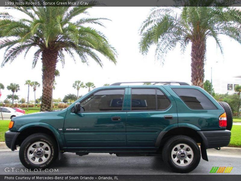 Spruce Green Mica / Gray 1999 Isuzu Rodeo S
