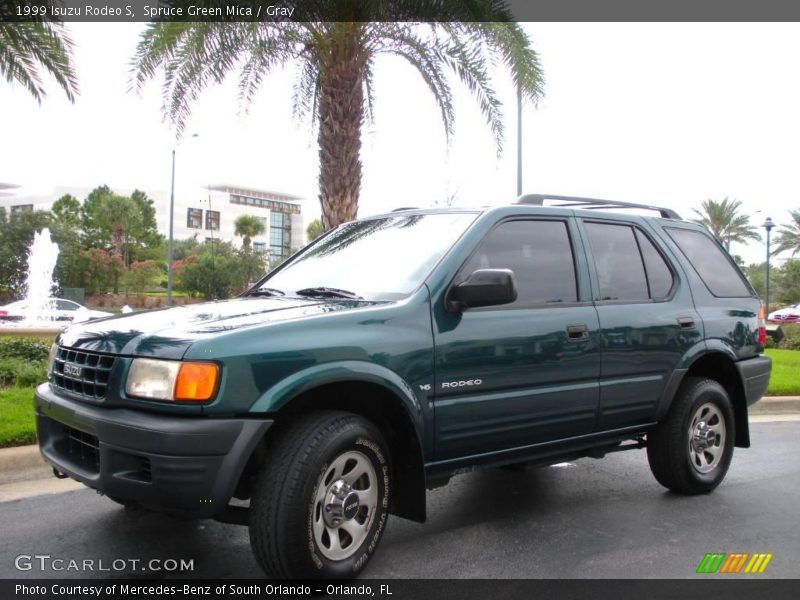 Spruce Green Mica / Gray 1999 Isuzu Rodeo S