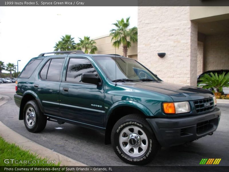 Spruce Green Mica / Gray 1999 Isuzu Rodeo S